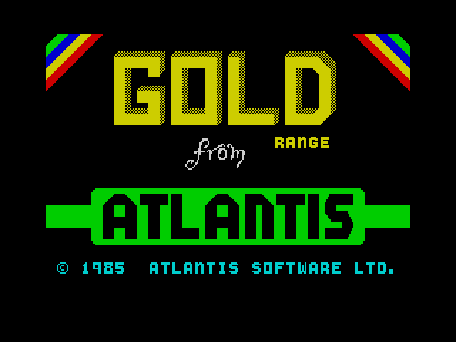 Nightmare title screen for ZX Spectrum